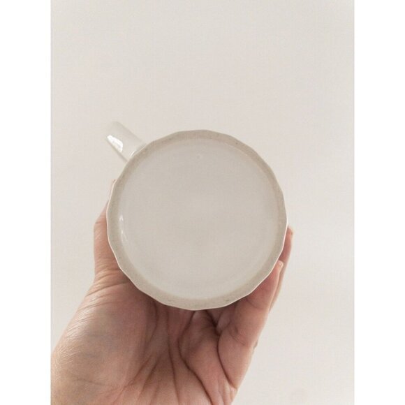 Set Of 2 Vintage Floral Ceramic Mugs With Handle Retro Bright 70s - Picture 7 of 12